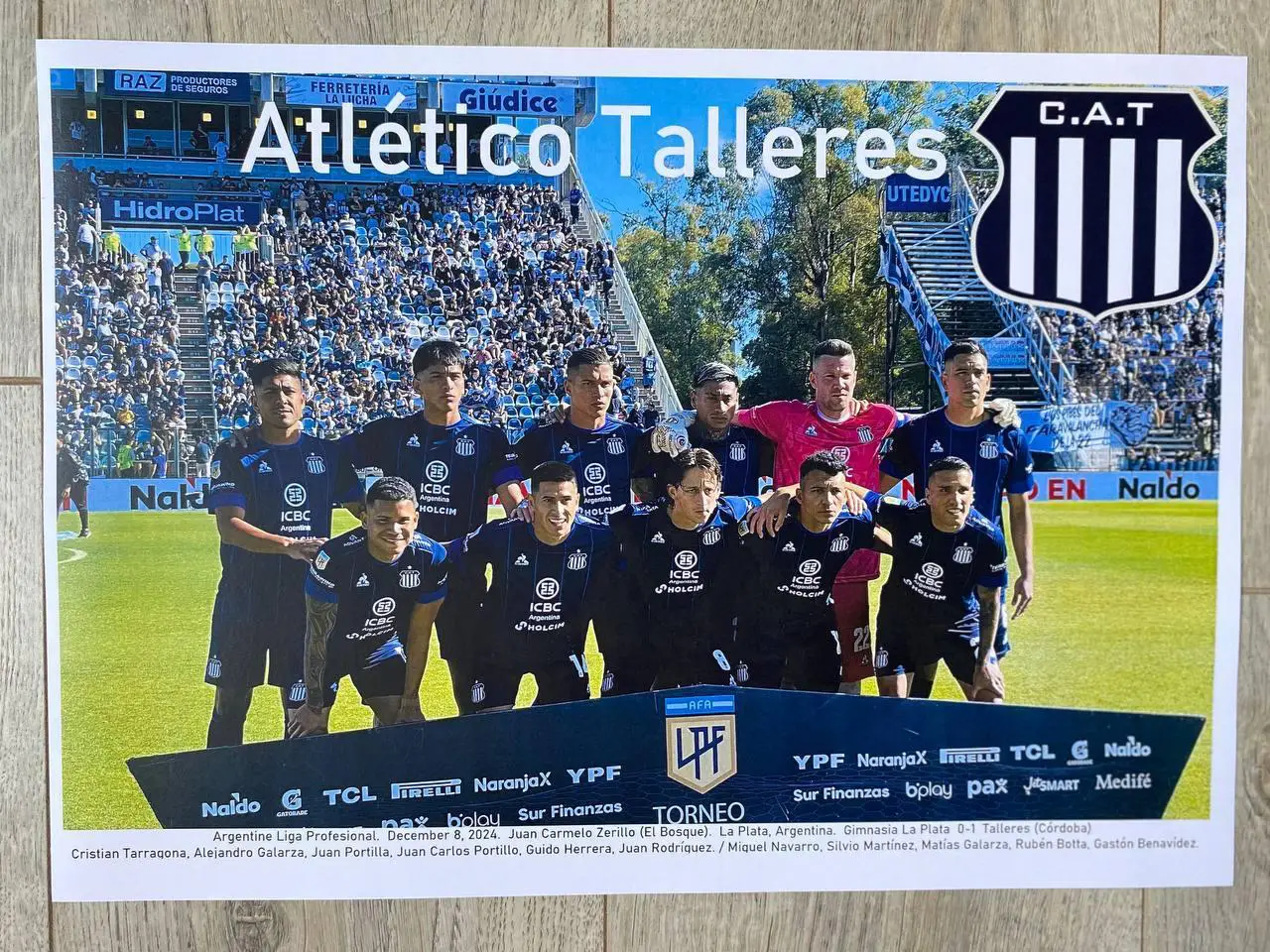 ATLETICO TALLERES.2024. (Argentina)