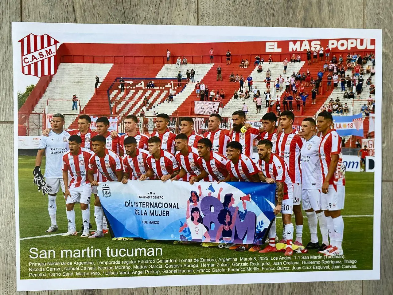 SAN MARTIN.2025. (Argentina)