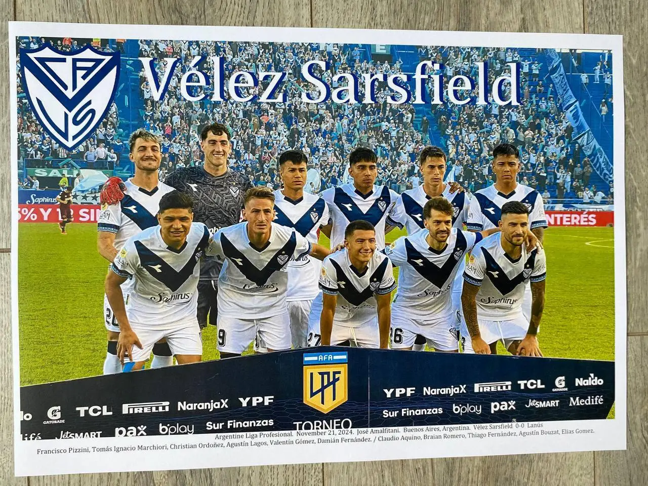 VELEZ SARSFIELD.2024. (Argentina)