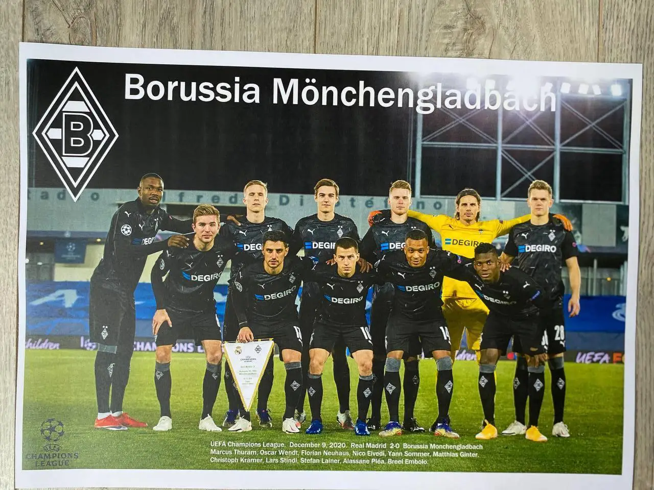 BORUSSIA MONCHENGLADBACH.2020.