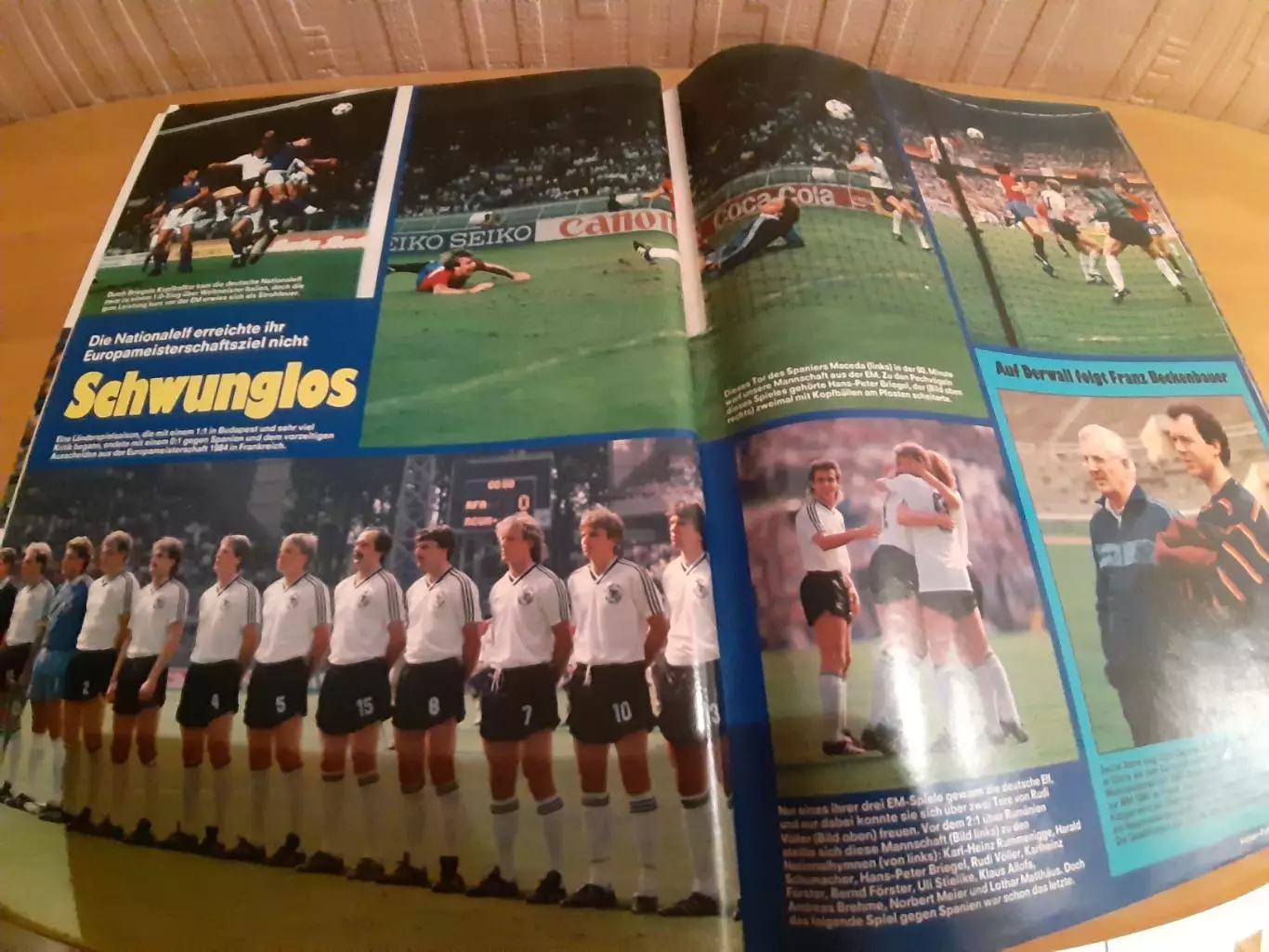 Kicker. 1984/85 7