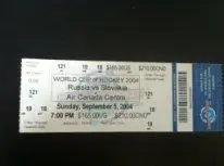 Россия - Словакия. Кубок Мира по хоккею 2004. 5 сентября 2004 г. Торонто, Канада 2