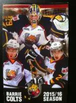 Хоккей. Канада. OHL. Календарь игр команды Barrie Colts сезон 2015/2016 года.