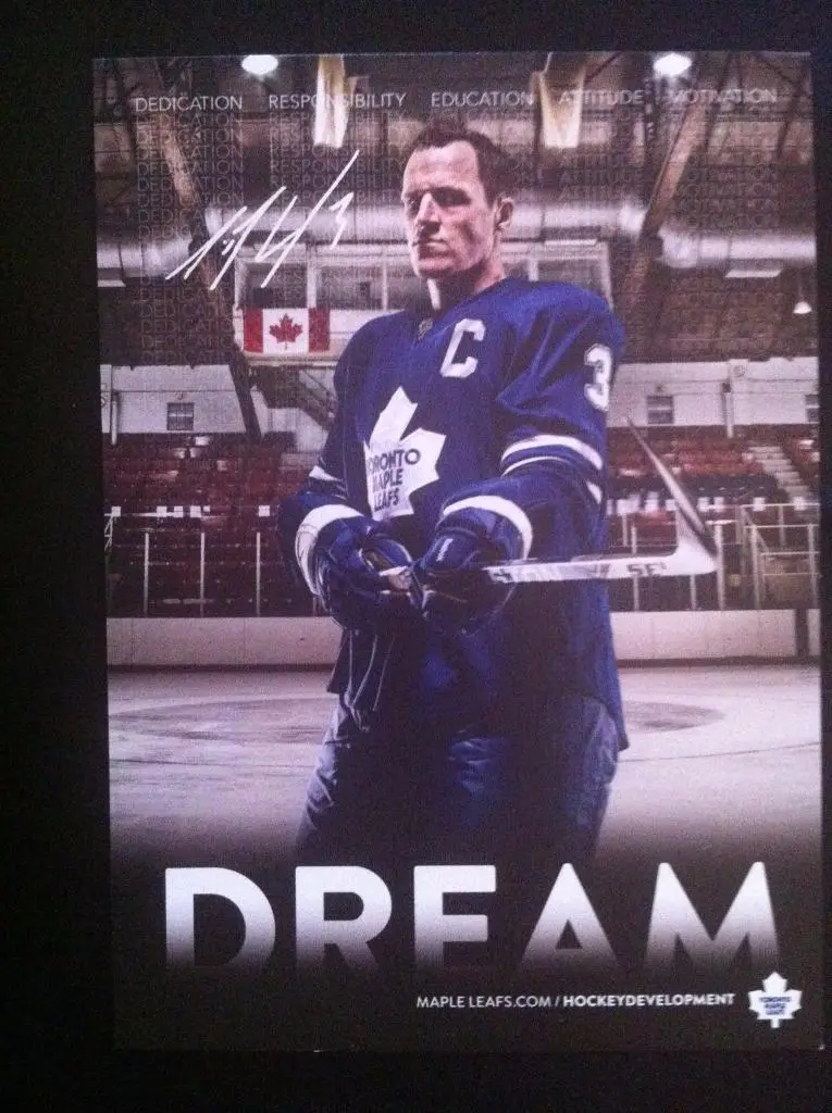 Карточка Дион Фанев. (Dion Phaneuf) капитан Торонто Мейпл Ливс сезон 2012-13.