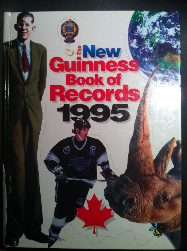 Книга Рекордов Гиннесса 1995. Оригинал. GUINNESS WORLD RECORDS 1995.