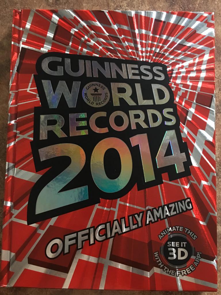 Книга Рекордов Гиннесса 2014. Оригинал. GUINNESS WORLD RECORDS 2014.
