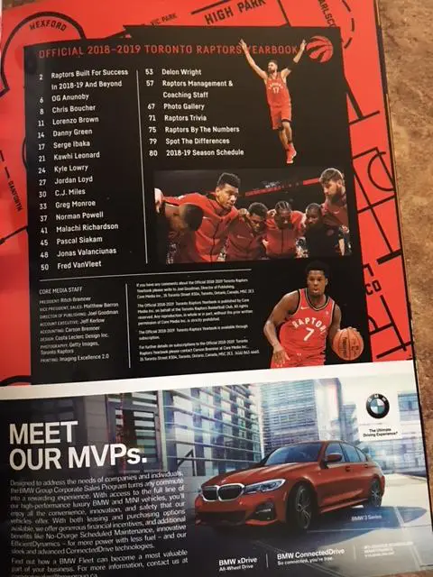 Ежегодник 2018/19''Торонто Рэпторс'' Канада,НБА(Toronto Raptors)NBA, Canada 1