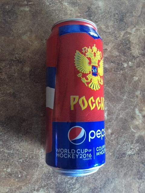 Банка Pepsi Кубок Мира по хоккею 2016 сборная РОССИИ WHC. Торонто, Канада. 1