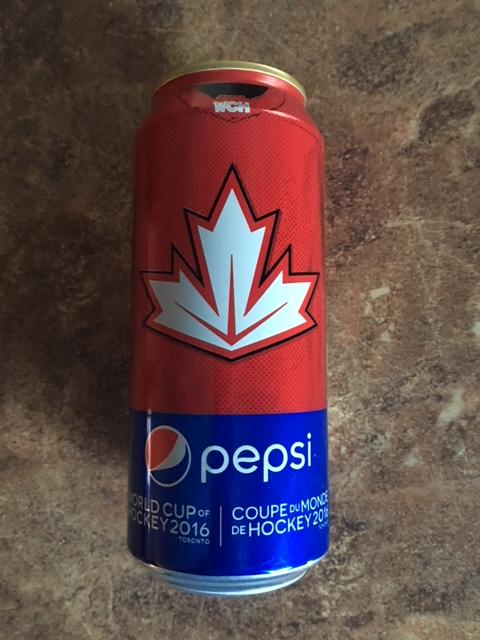 Банка Pepsi Кубок Мира по хоккею 2016 сборная КАНАДА WHC. Торонто, Канада.