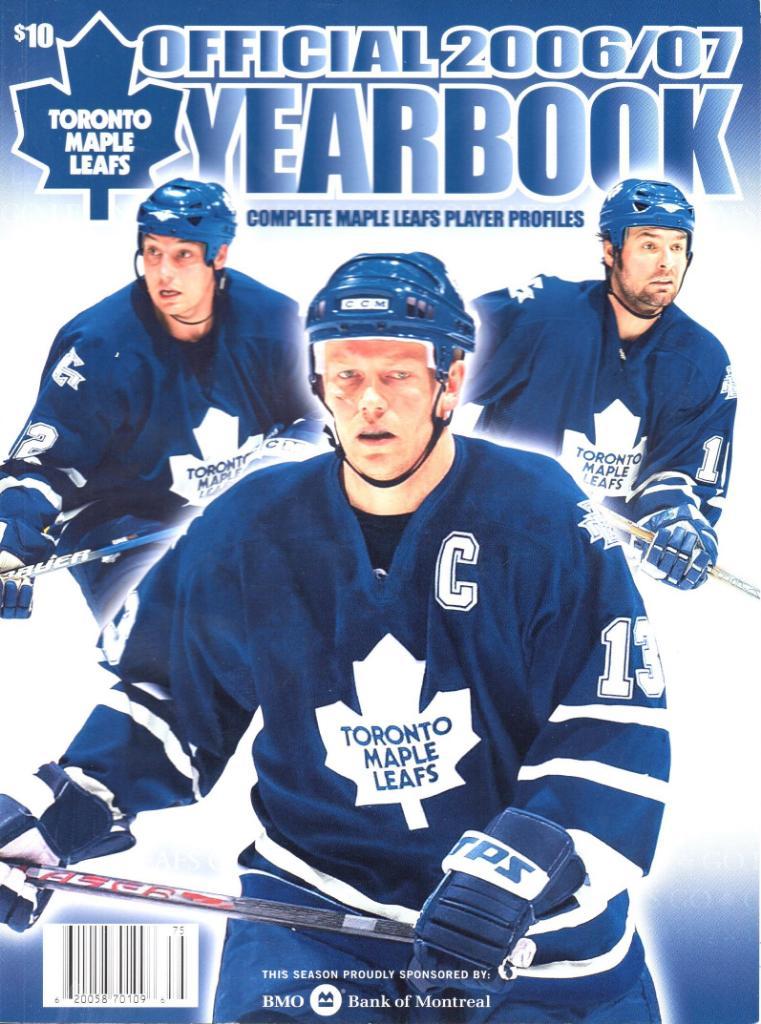 Ежегодник 2006/2007''Торонто Мейпл Лифс'' Канада,НХЛ(Toronto Maple Leafs)NHL