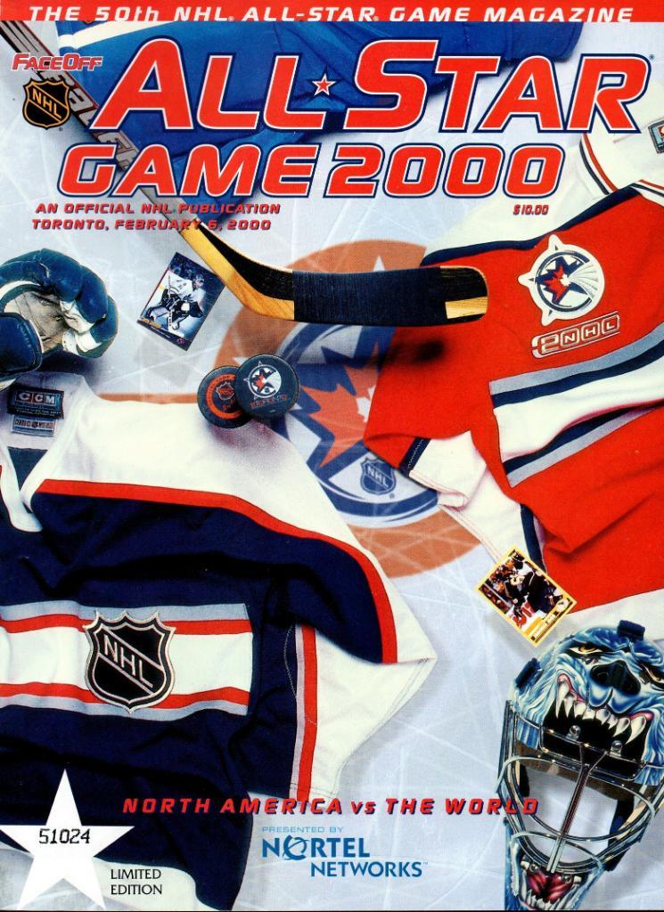 Матч всех звезд НХЛ 2000 (ALL STAR GAME). 6 февраля 2000 года. Торонто. Канада.