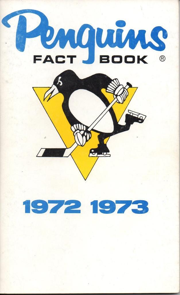 Ежегодник 1972/1973.''Питтсбург Пингвинз'',НХЛ(Pittsburgh Penguins)NHL