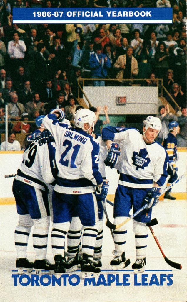 Ежегодник 1986/1987.''Торонто Мейпл Лифс'',НХЛ(Toronto Maple Leafs)NHL