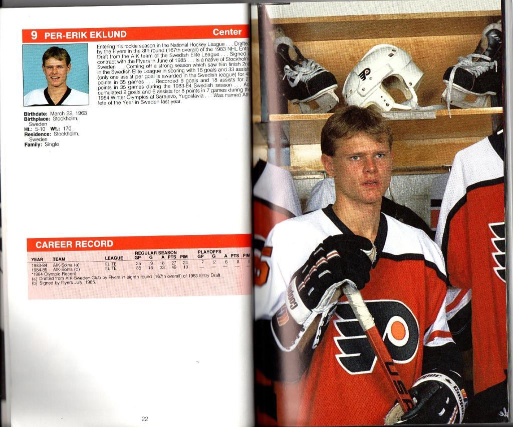 Ежегодник 1985/1986.''Филадельфия Флайерз'',НХЛ(Philadelphia Flyers)NHL 3