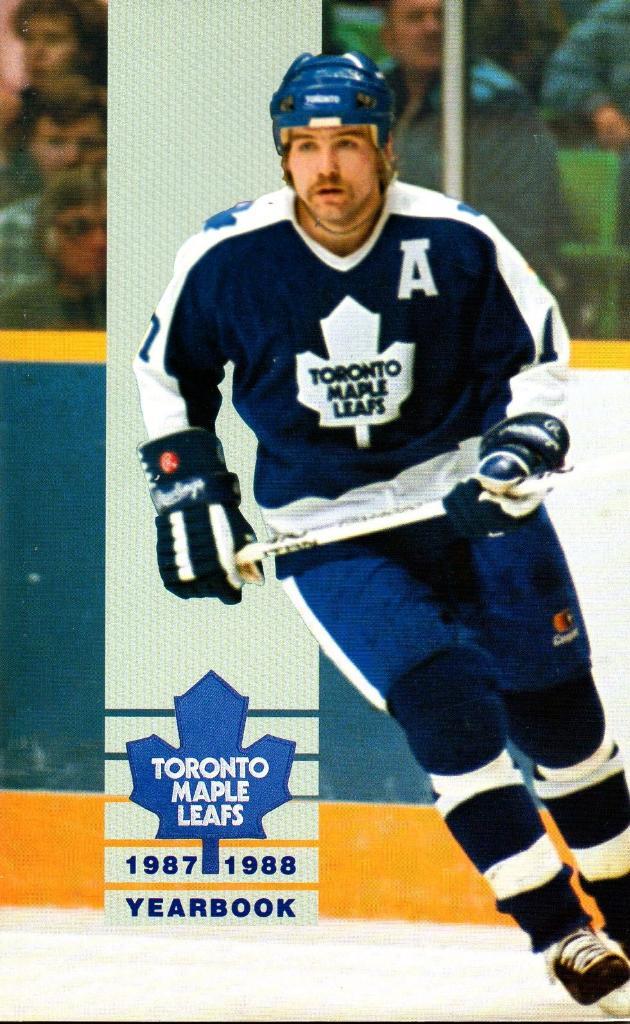 Ежегодник 1987/1988.''Торонто Мейпл Лифс'',НХЛ(Toronto Maple Leafs)NHL