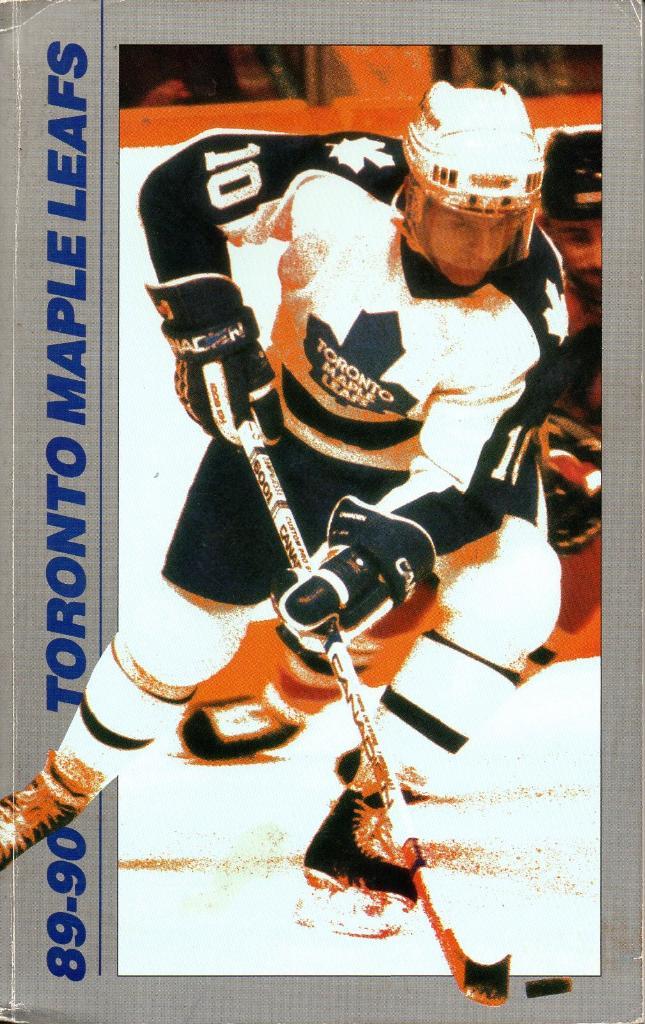 Ежегодник 1989/1990.''Торонто Мейпл Лифс'',НХЛ(Toronto Maple Leafs)NHL