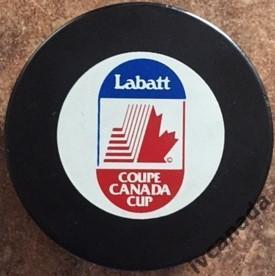 Шайба официальная Кубок Канады 1991. COUPE CANADA CUP 1991.