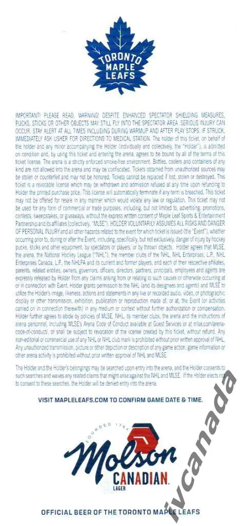 НХЛ. Торонто Мейпл Ливс - Флорида Пантерс . 3 февраля 2020 Торонто, Канада 2 вид 1