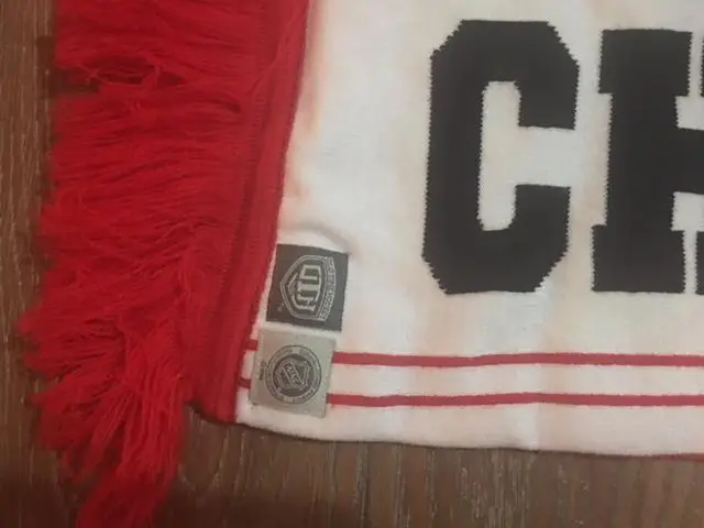 Оригинальный фирменный шарф НХЛ Чикаго Блэкхокс (Chicago Blackhawks). Большой 4