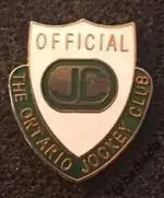 Знак (значок) OFFICIAL THE ONTARIO JOCKEY CLUB. Canada