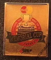Знак (значок) Хоккей 2002 Mastercard Memorial Cup. Hockey, CHL, Canada