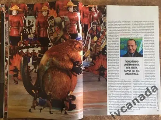 Специальное коллекционное канадское издание 2010 MACLEAN'S Олимпиада Ванкувер 5