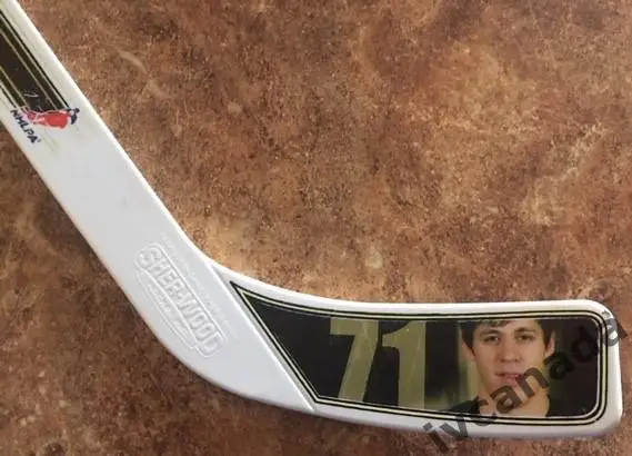 Клюшка сувенирная с загибом ЕВГЕНИЙ МАЛКИН EVGENI MALKIN NHL Pittsburgh Penguins 1