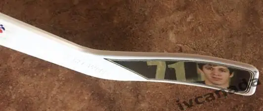 Клюшка сувенирная с загибом ЕВГЕНИЙ МАЛКИН EVGENI MALKIN NHL Pittsburgh Penguins 7