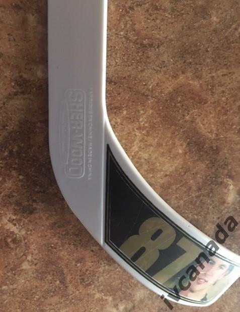 Клюшка сувенирная с загибом СИДНИ КРОСБИ SIDNEY CROSBY NHL Pittsburgh Penguins 3