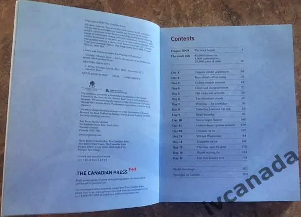 Коллекционное издание CANADA'S OLYMPIC DIARY ОЛИМПИЙСКИЙ ДНЕВНИК КАНАДЫ 2010 2