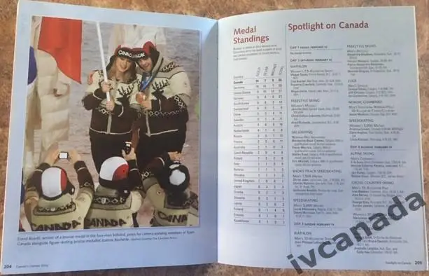 Коллекционное издание CANADA'S OLYMPIC DIARY ОЛИМПИЙСКИЙ ДНЕВНИК КАНАДЫ 2010 7
