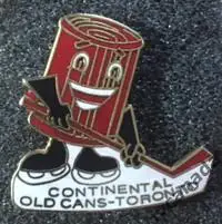 Знак (значок) Хоккей Канада CONTINENTAL OLD CANS - TORONTO