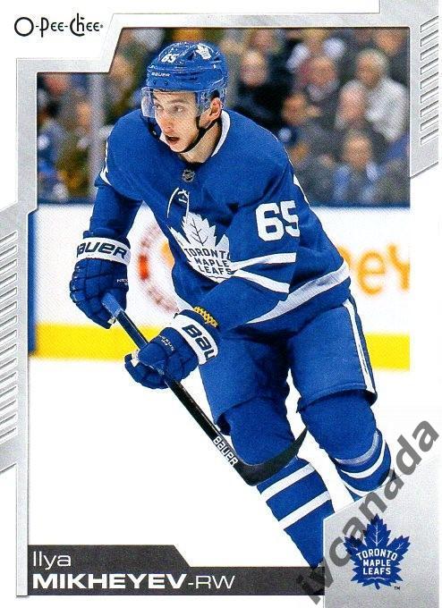 Михеев Илья Торонто Мейпл Лифс НХЛ Toronto Maple Leafs NHL «O-Pee-Chee»2020-2021