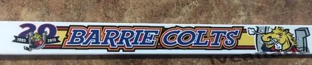 Клюшка сувенирная Барри Кольтс Канада 20 лет Barrie Colts Canada OHL 1995-2015 2