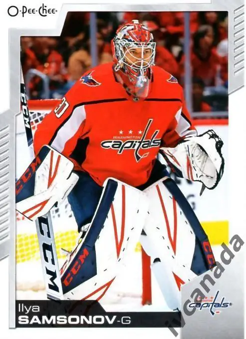 Илья Самсонов Вашингтон Кэпиталз НХЛ Washington Capitals «O-Pee-Chee» 2020-2021