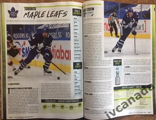 Ежегодник НХЛ 2021/2022.YEABBOOK NHL. The Hockey News Canada, Канада 7