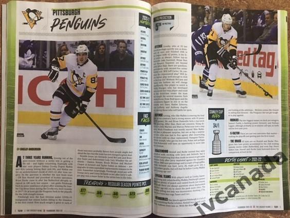 Ежегодник НХЛ 2021/2022.YEABBOOK NHL. The Hockey News Canada, Канада 4