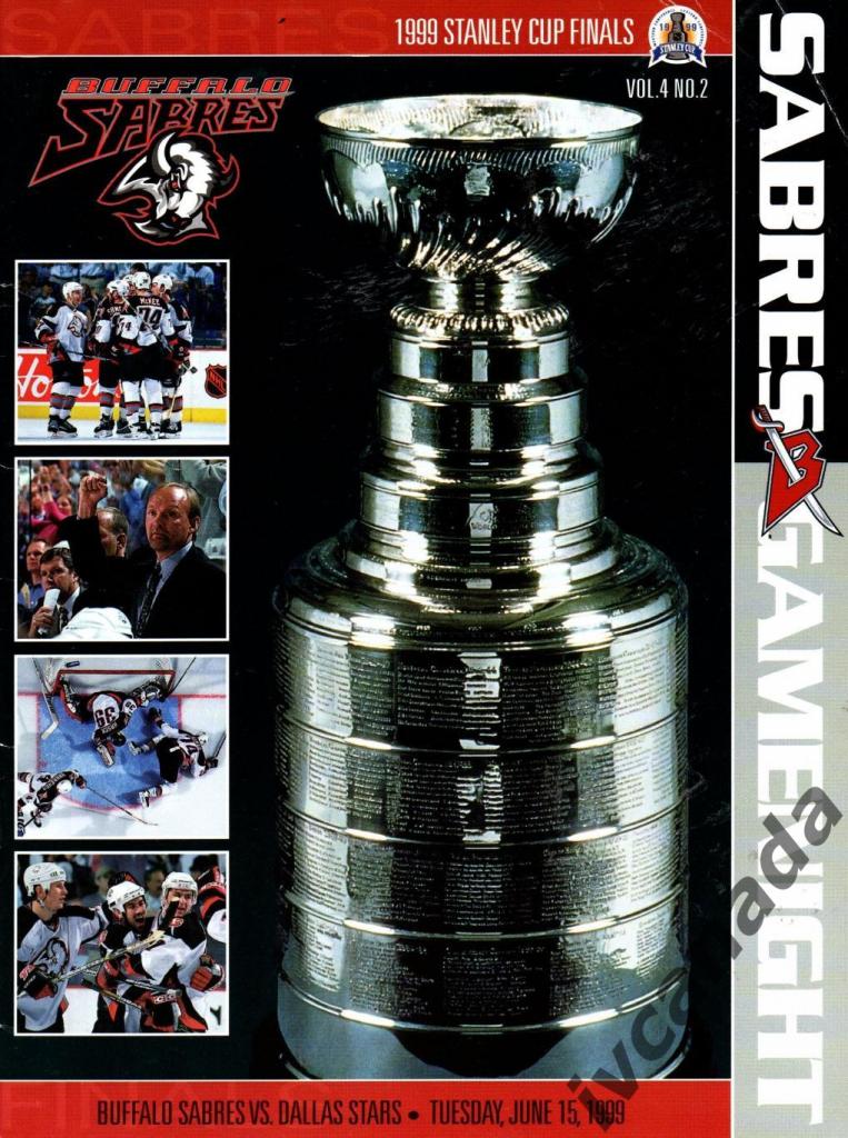 Финал Кубок Стэнли НХЛ Баффало Сейбрз - Даллас Старз 15.06.1999 Stanley Cup. NHL