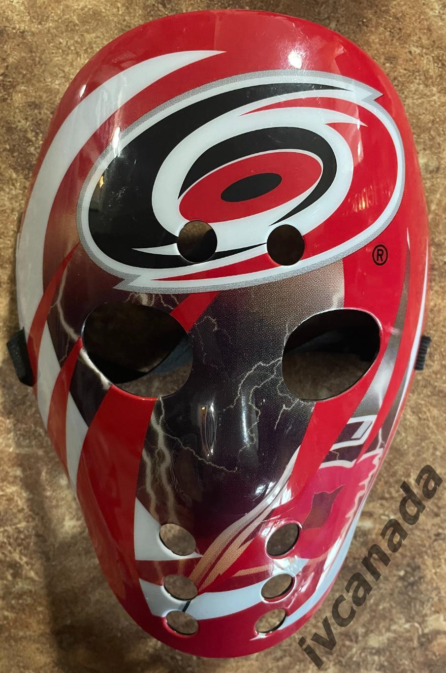 Хоккейная маска вратаря Carolina Hurricanes (Каролина Харрикейнз). НХЛ, NHL