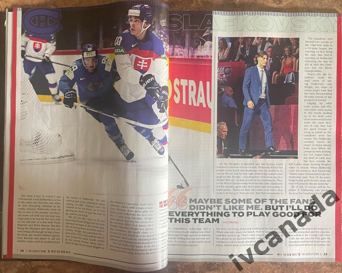 The Hockey News Canada. 21 ноября 2022 года. 7