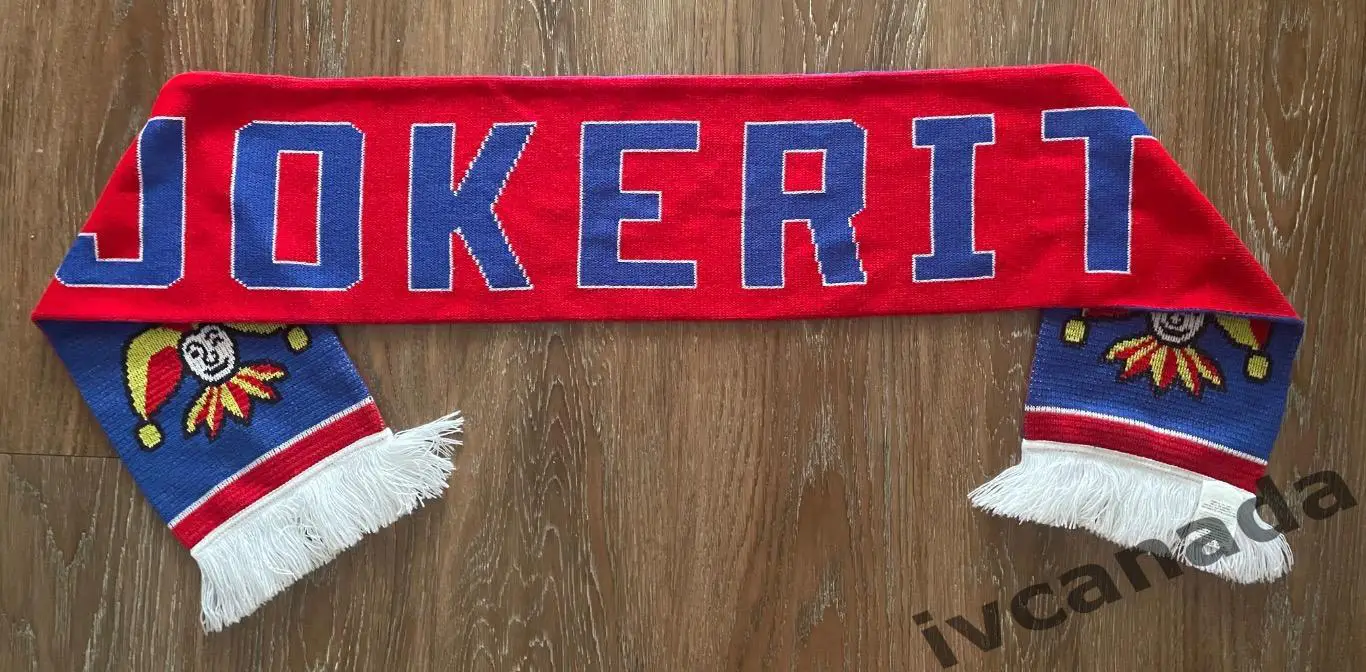 Шарф хоккейный клуб «Йокерит» Финляндия «Jokerit» Finland. 3