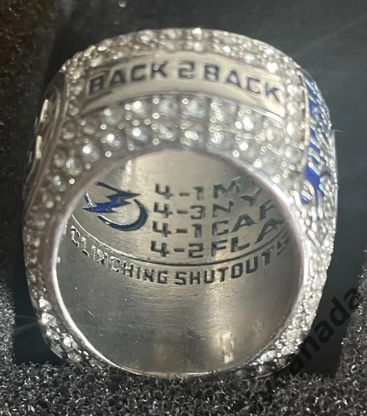 Перстень кольцо Тампа-Бэй (Tampa Bay Lightning)NHL Кубок Стенли 2021 Василевский 3