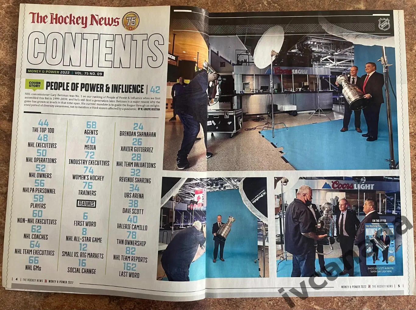 The Hockey News Canada. MONEY POWER. Деньги и власть НХЛ. 2022, NHL. 1