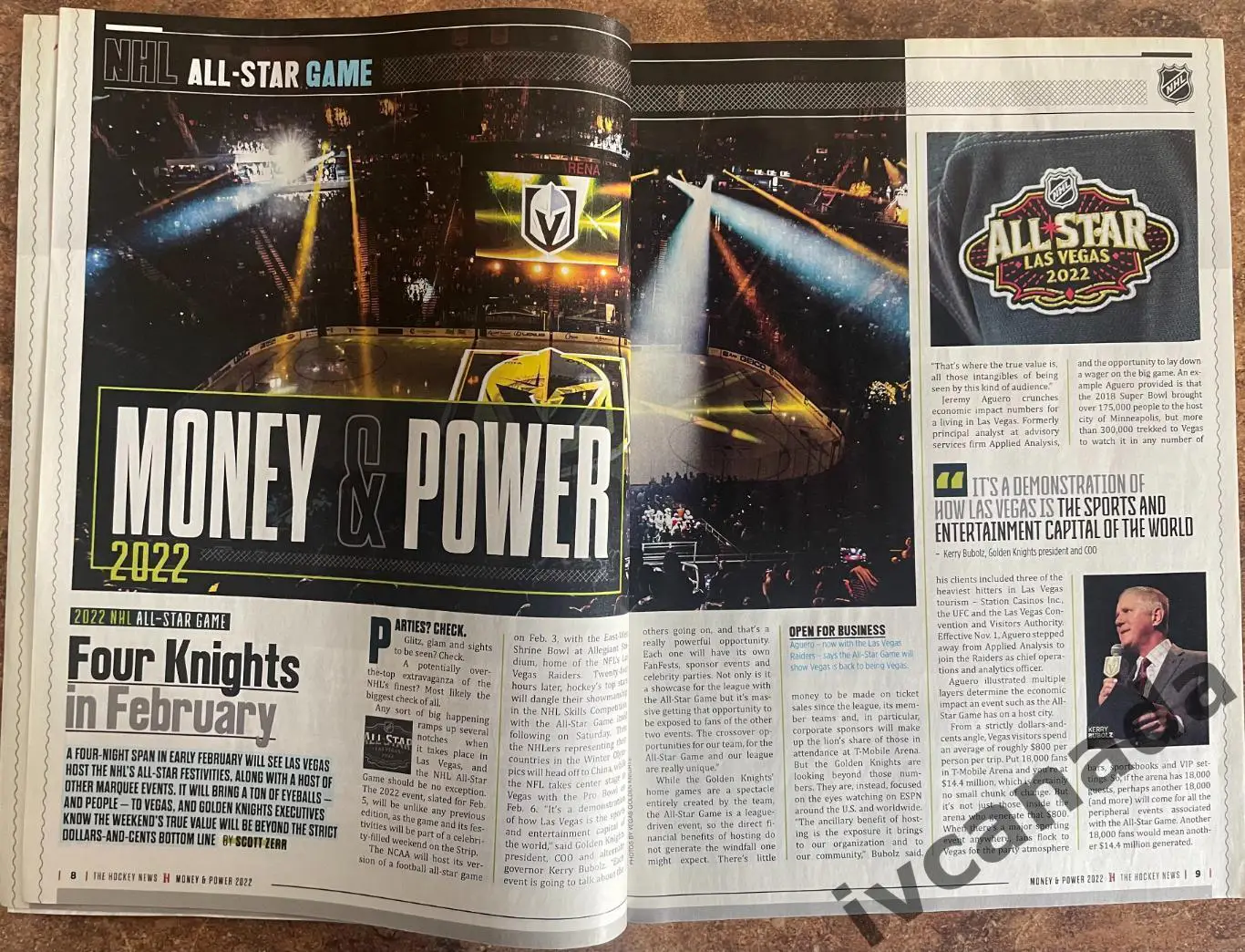The Hockey News Canada. MONEY POWER. Деньги и власть НХЛ. 2022, NHL. 2