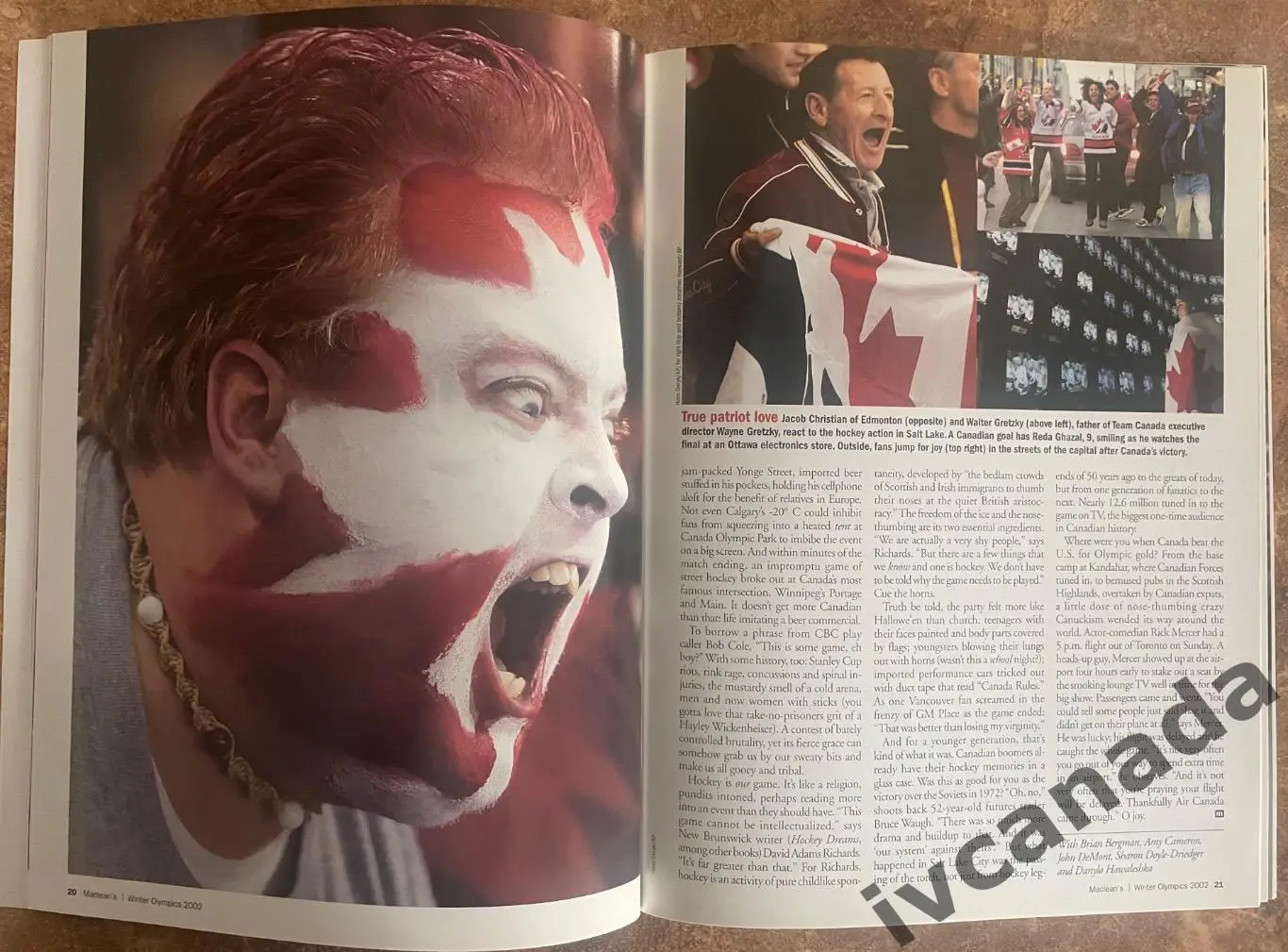 Специальное коллекционное канадское издание 2002 MACLEAN'S Одимпиада в Солт-Лейк 5