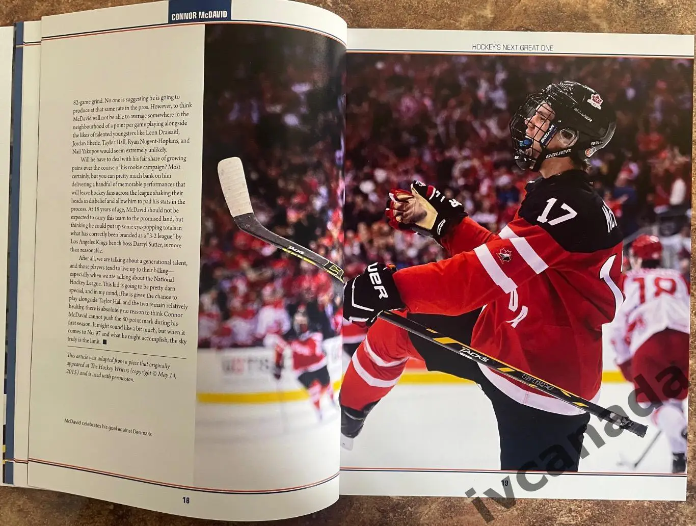 Роб Сория: Коннор Макдэвид. Следующий великий хоккеист. Connor McDavid. Canada. 3