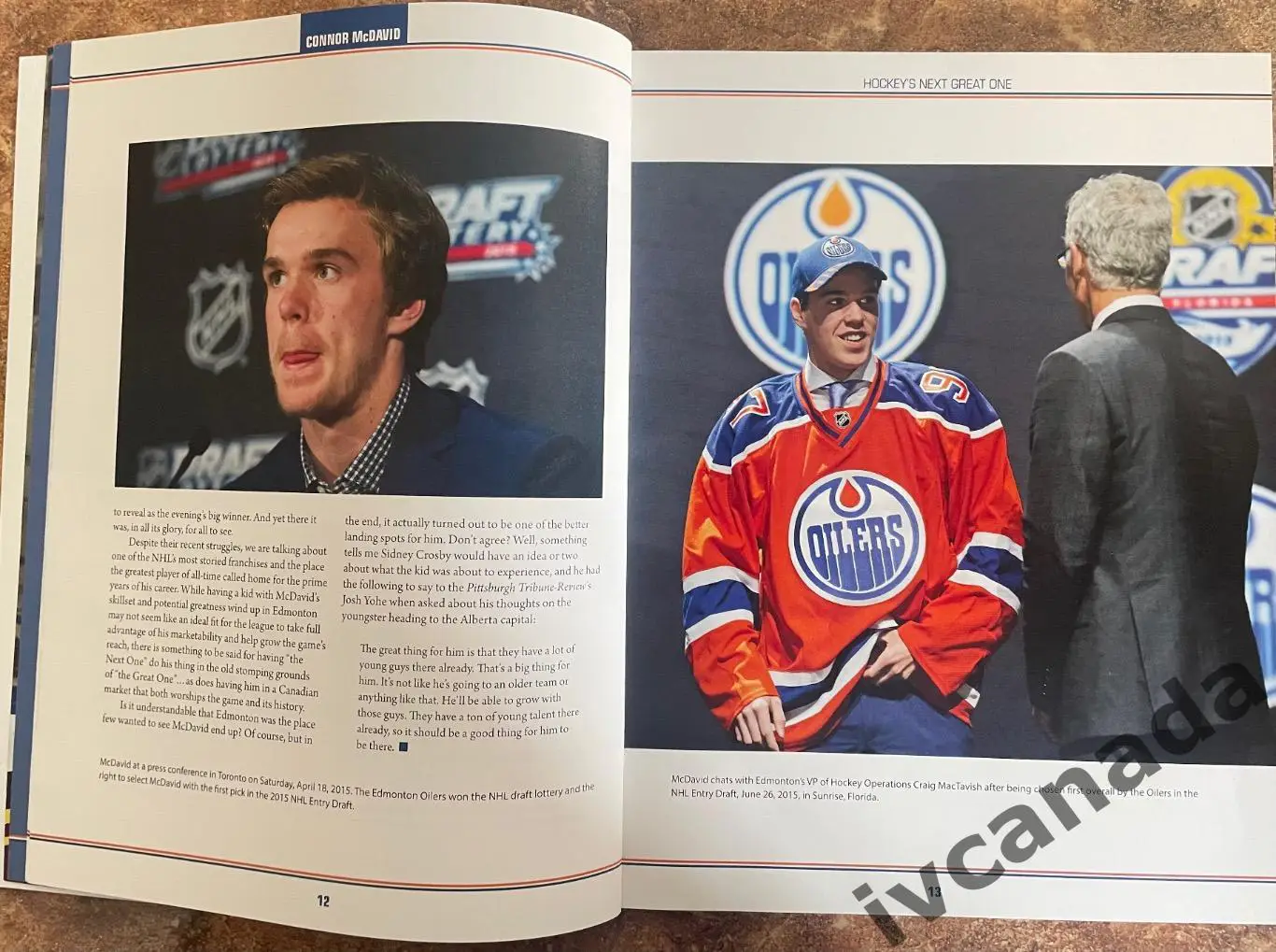 Роб Сория: Коннор Макдэвид. Следующий великий хоккеист. Connor McDavid. Canada. 4