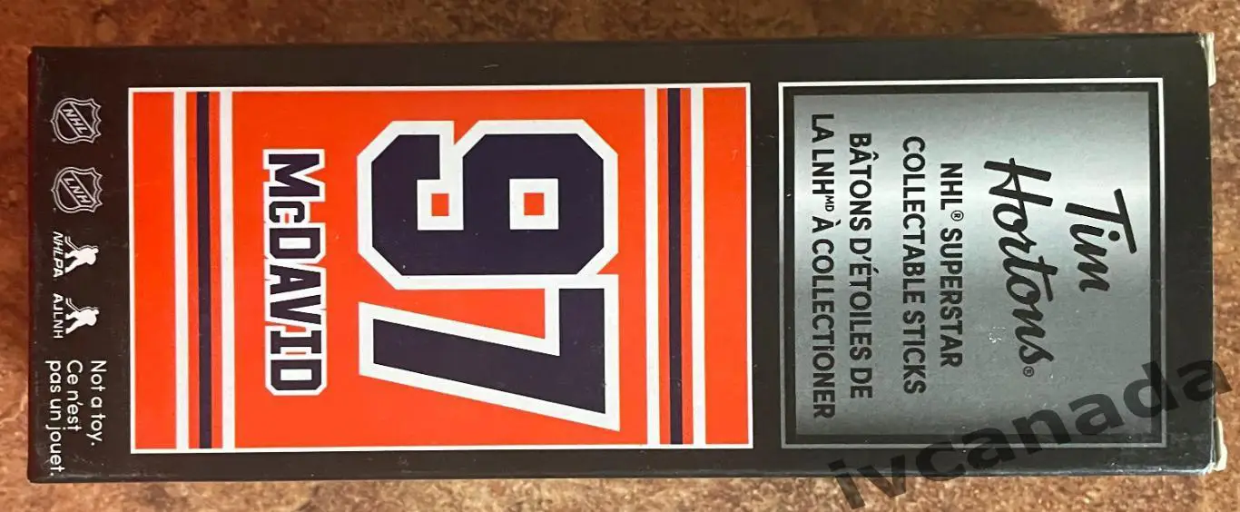 Хоккей КОННОР МАКДЭВИД McDAVID №97 набор с клюшкой, Tim Hortons 2020-2021, NHL 3