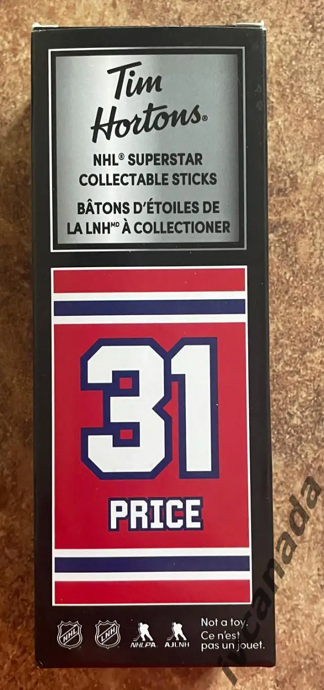 Хоккей КЭРИ ПРАЙС CAREY PRICE №31 набор с клюшкой Tim Hortons 2020-2021, NHL 3