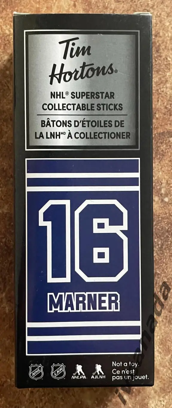 Хоккей МИТЧ МАРНЕР MITCH MARNER №16 набор с клюшкой Tim Hortons 2020-2021, NHL 3